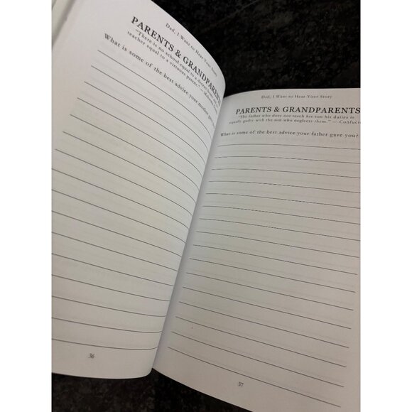 Dad I Want To Hear Your Story Guided Journal Book For Fathers Grandfathers - Picture 13 of 14
